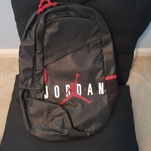 Black and Red Jordan Back Pack